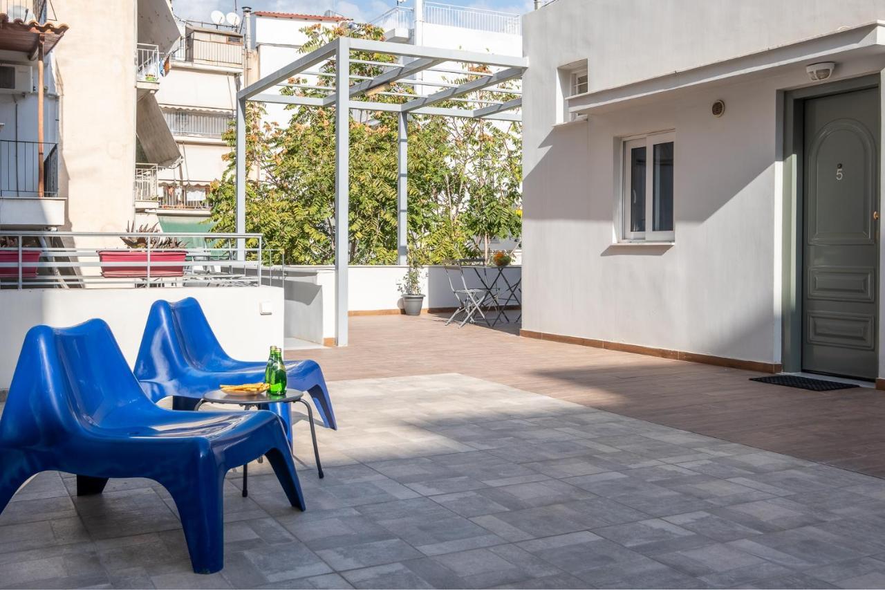 Central5 Boutique Apartments With Common Garden Next To Metro アテネ エクステリア 写真